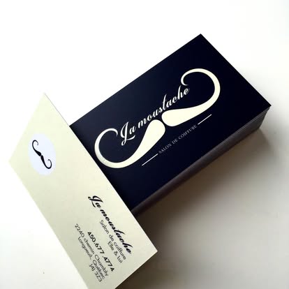 Logo publicitaire circulaire du salon